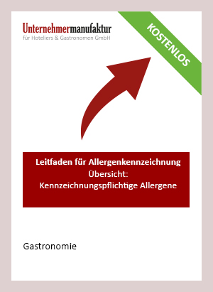 Liste der Kennzeichnungspflichtigen Allergene - Unternehmermanufaktur