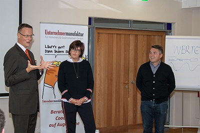 Herr und Frau Lösch vom Kloster Hornbach und Lösch für Freunde (Netzwerktreffen 2018)